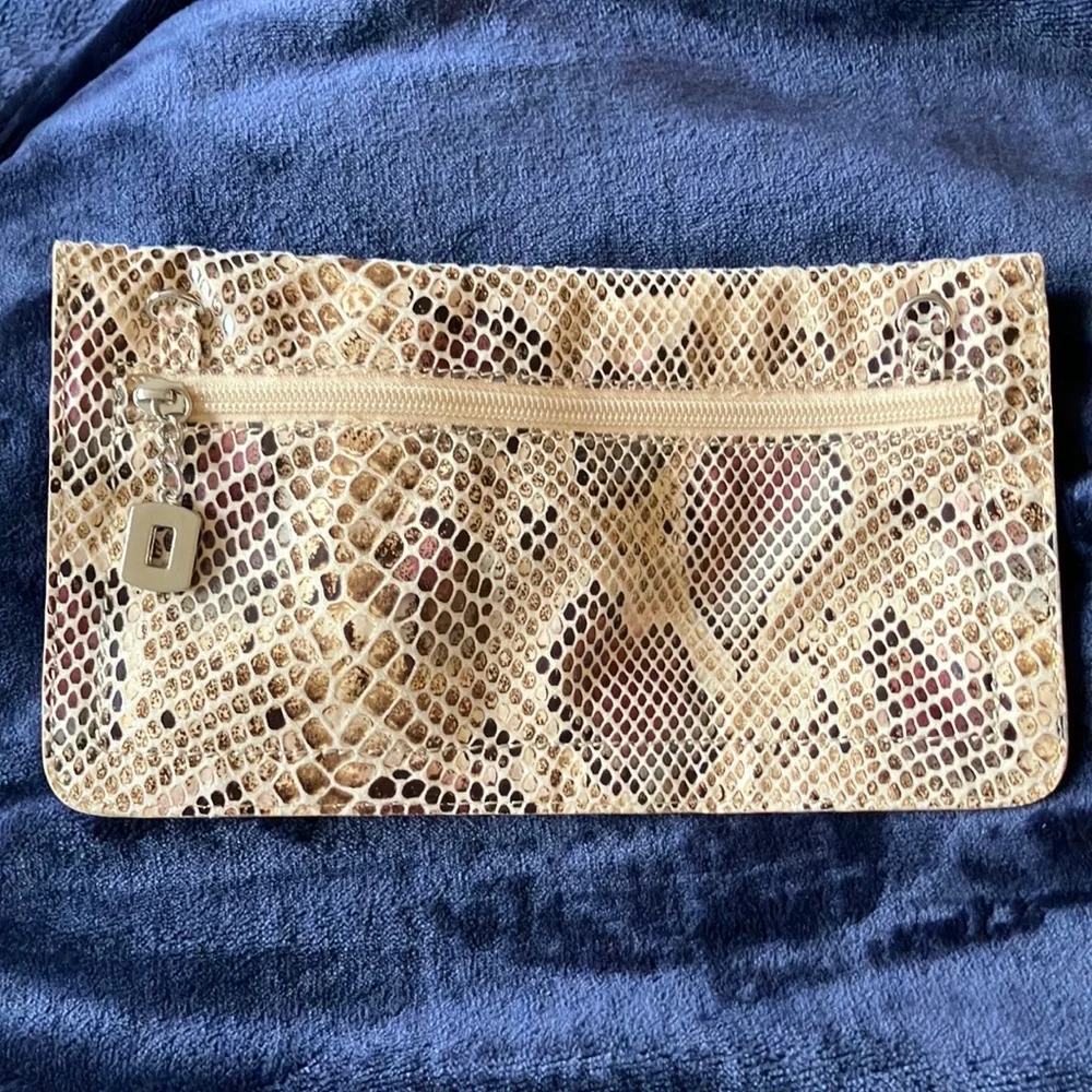 Sorial Snakeskin Clutch‎